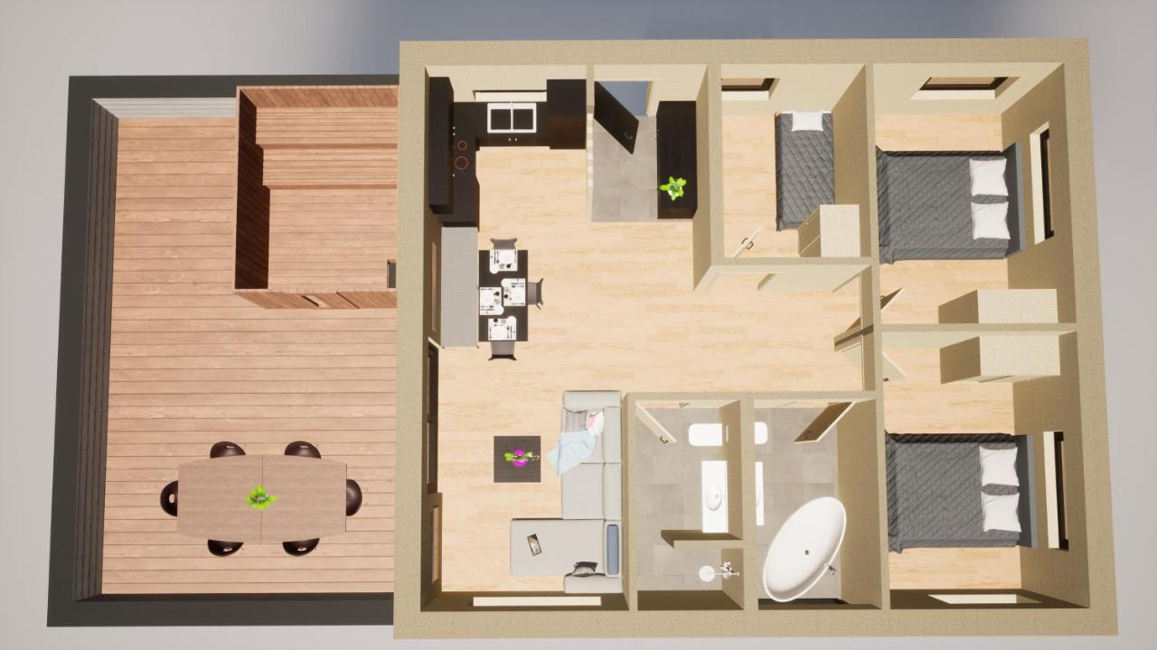 Black Forest - Gehobene Mit Privatsaunas Apartment